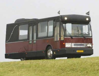 De uitvaartbus